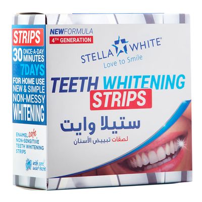 ستيلا وايت لصقات لتببيض الأسنان 28 حبة