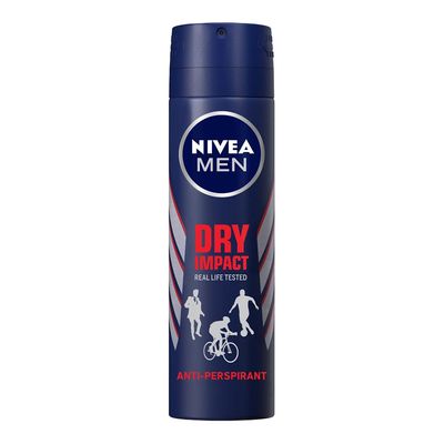 Nivea Deodorant Spray Dry Impact Extra Protection For Men - 150ml