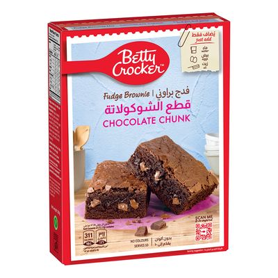 بيتي كروكر خليط كيك براوني بقطع الشوكولاتة 500 جرام
