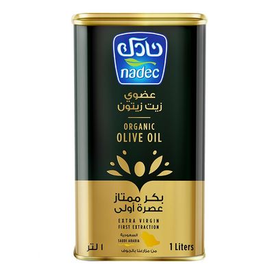 نادك زيت زيتون بكر ممتاز عضوي 1 لتر