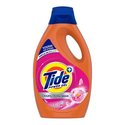Tide Liquid Laundry Detergent Power Gel Touch of Downy Breeze Scent Scent 1.8 L