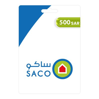 ساكو بطاقة هدايا 500 ريال