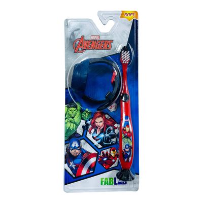Fab Lab Marvel Toothbrush with Light-Up Clock - Avengers 