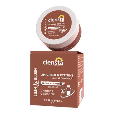 Clensta Tropical Bronze Lip, Cheek & Eye Tint - 5g