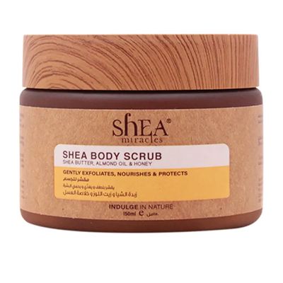 Shea Miracles Body Scrub With Shea Butter, Almond Oil & Honey - 150ml