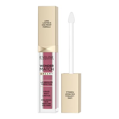 Eveline Wonder Match Creamy Liquid Matt Lipstick - No.08 Cashmere Rose