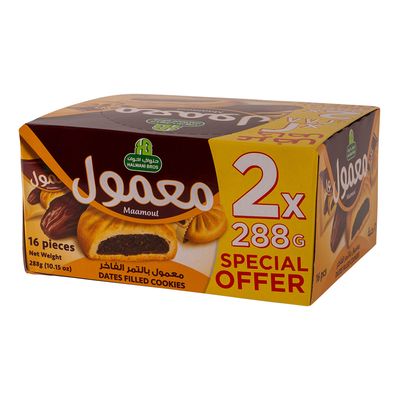 حلواني اخوان معمول بالتمر الفاخر 16 حبة × 2