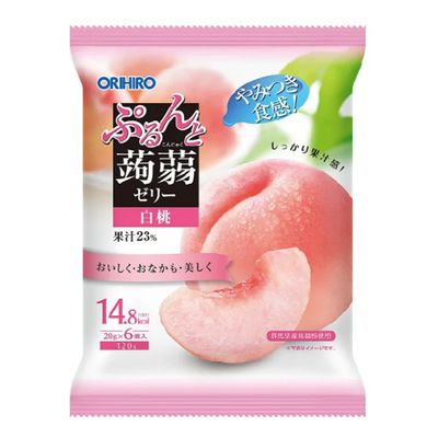 Orihiro Konjac Jelly White Peach Flavor (Imported) - 20g × 2