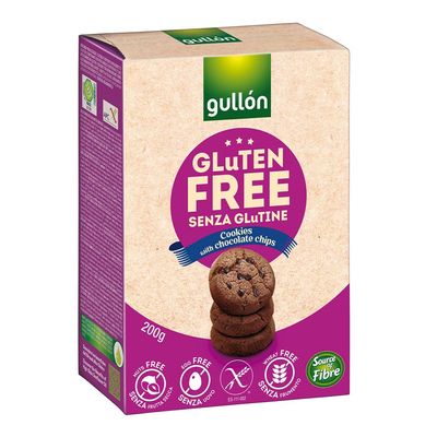 Gullon Cookies With Chocolate Chips Gluten Free 200 G