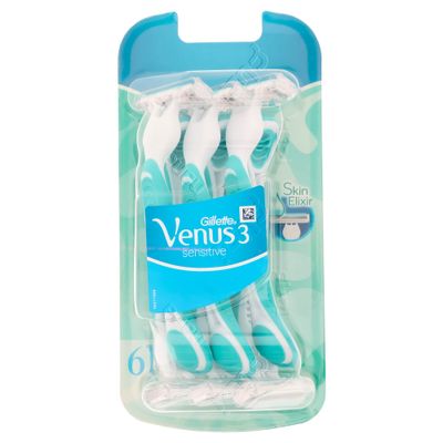 Venus Shaver For Sensitive Skin For Women 6 Pieces