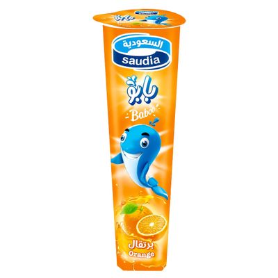 Saudia Baboo Ice Cream Orange Flavor 110 ML