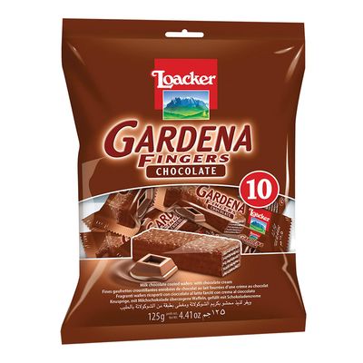 Loacker Wafer Gardena With Chocolate Cream Covered With Milk Chocolate 125 G