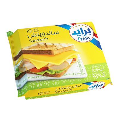 برايد شبيه جبن شيدر شرائح ساندويتش 200 جرام
