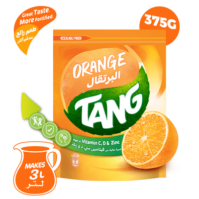 Tang Powder Drink Orange Flavored 375 G