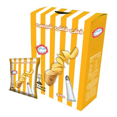 Fesh Fash Chips Salt Flavor 20 G × 18