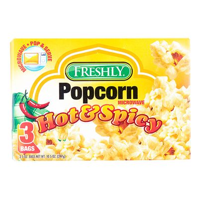 Freshly Popcorn Microwave Hot And Spicy 297 G