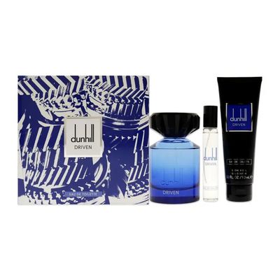دنهل دريفن بلو مجموعة عطر للرجال أو دو تواليت 100مل + عينة 10مل + جل استحمام 90 مل