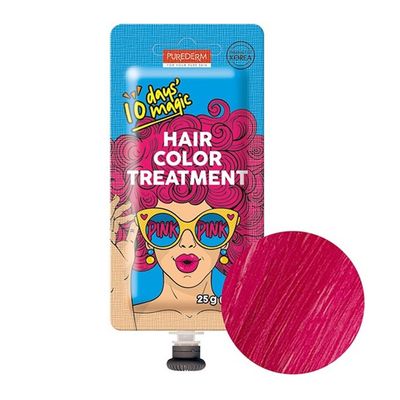 Purederm 10 Days Magic Hair Color Treatment - Pink - 25g