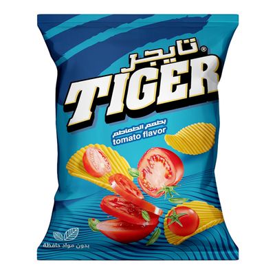 تايجر شيبس بنكهة الطماطم - 100 جرام