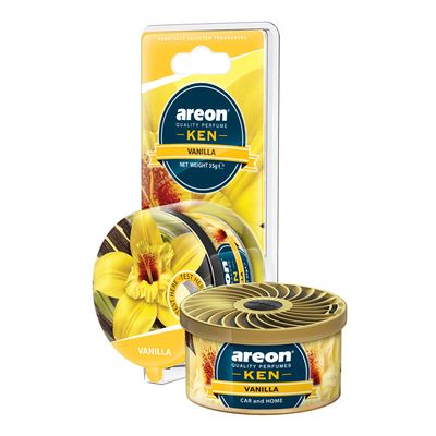 Areon Ken Car and Home Air Freshener Vanilla Scent