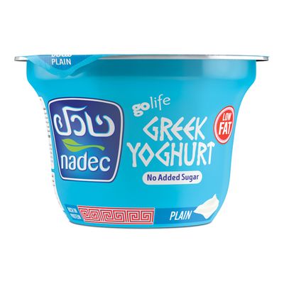 Nadec Greek Yogurt Plain Low Fat 160 G