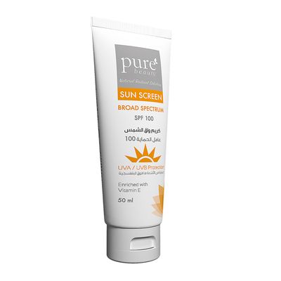 Pure Beauty Sunscreen Cream SPF+100 - 50ml