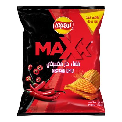 ليز ماكس شرائح بطاطس بنكهة فلفل حار مكسيكي - 58 جرام