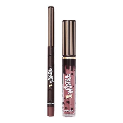 Sheglam Willy Wonka Cocoa Kiss Lip Duo - Cookies N' Milk