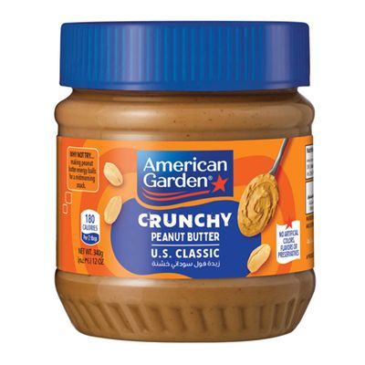 American Garden Peanut Butter Chunky 340 G