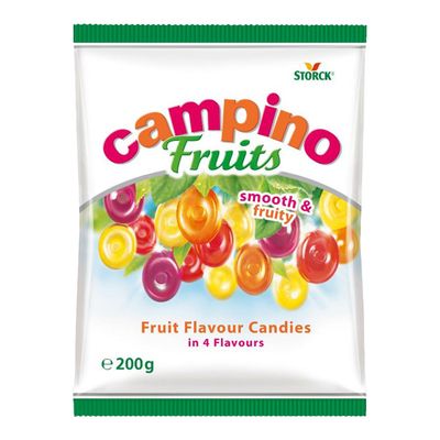 Storck Campino Fruit Flavour Candies In 4 Flavours - 200g