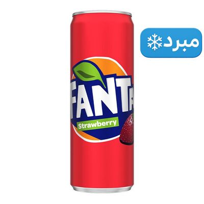 فانتا مشروب غازي نكهة الفراولة 355 مل