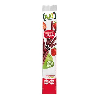 Nature Addicts Fruit Sticks Strawberry & Apple Flavor No Added Sugar 16 G