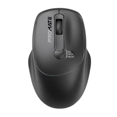 Promate EZGrip Wireless Optical Mouse Black