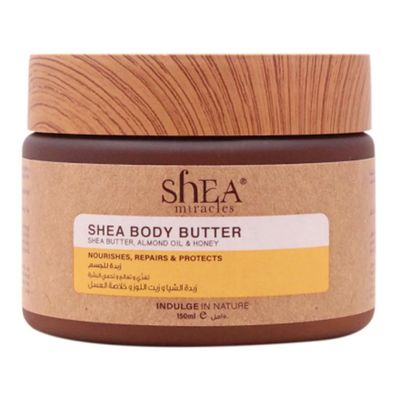 Shea Miracles Body Butter With Shea Butter, Almond Oil & Honey - 300ml