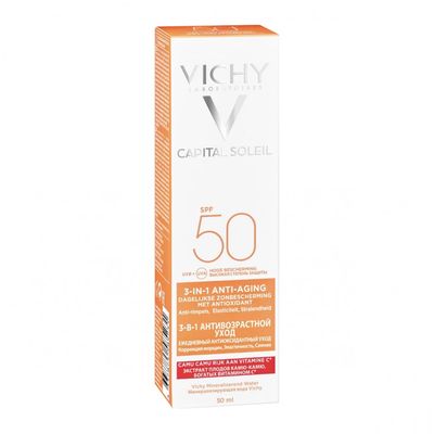 Vichy Capital Soleil SPF 50+ Anti-Aging Sunscreen Cream - 50ml