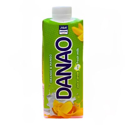Danao Juice Milk Drink Orange & Mango 180 ML