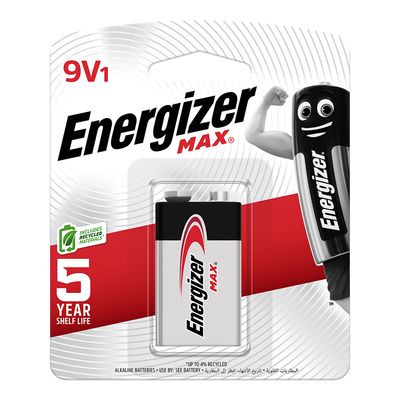 Energizer Max Battery 9V