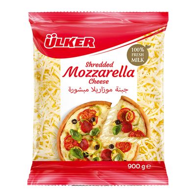 Ulker Shredded Cheese Mozzarella Natural 900 G