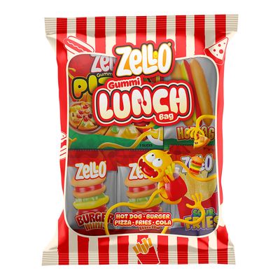Zello Gummy Lunch Bag - Assorted Jelly - 88g