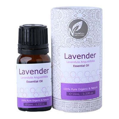 Nature Visions Lavander Essential Oil Natural & Organic - 10ml