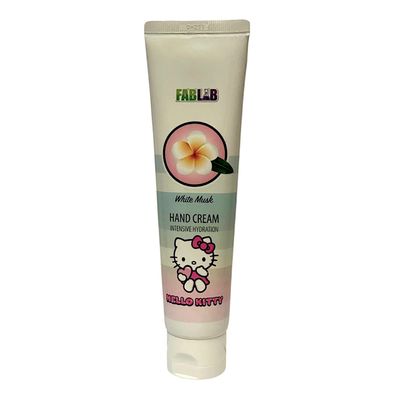 فاب لاب كريم مرطب لليدين هالوكيتىى برائحة المسك الأبيض - 100 جرام