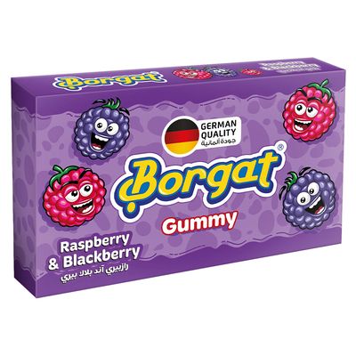 Borgat Candy Jelly Raspberry and Blackberry Flavors 80 G