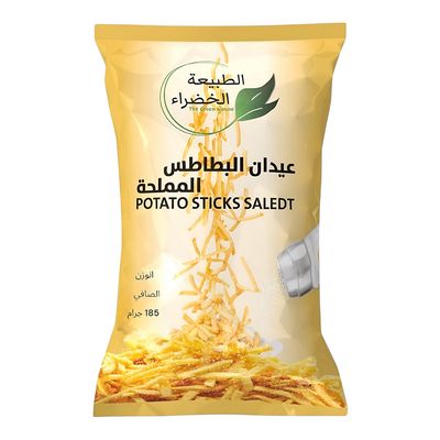 The Green Nature Potato Sticks Salted 185 G