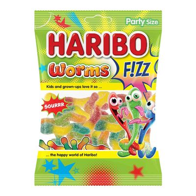 Haribo Candy Jelly Worms 160 G