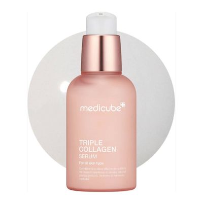 Medicube Triple Collagen Serum Improves Skin Elasticity Deeply Hydrates - 55ml