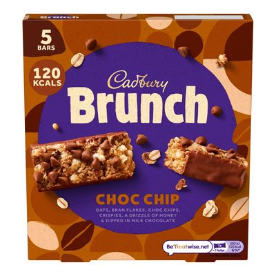 Cadbury Brunch Oats Bar With Chocolate Chips (Imported) - 28g x 5