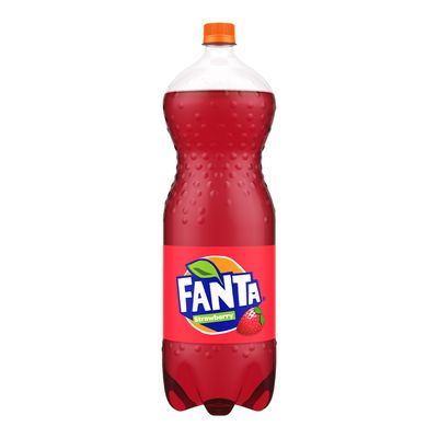 Fanta Soft Drink With Strawberry Flavor 2.2 L