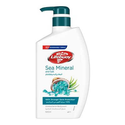 لايفبوي غسول جسم المعادن البحرية والملح مضاد للبكتريا - 500 مل