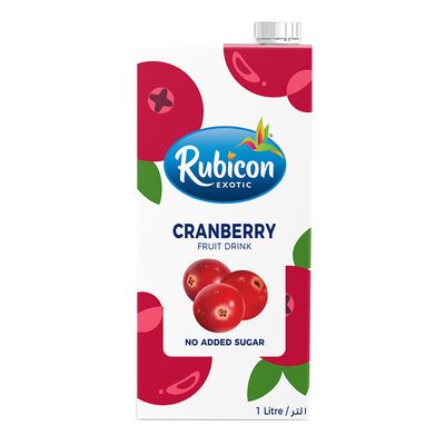 Rubicon Juice Cranberry No Added Sugar 1 L