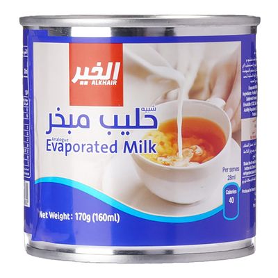 الخير شبيه حليب مبخر 170 جرام